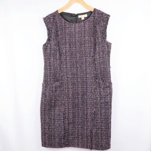 Michael Kors | Purple Reverse Hem Pocket Dress